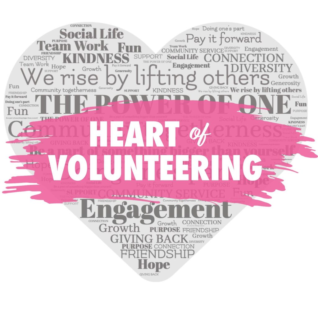 Heart of Volunteering program graphic